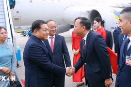 Tổng thống Cộng hòa Liên bang Myanmar và Phu nhân bắt đầu thăm chính thức Việt Nam