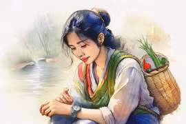 Sao rơi trên núi