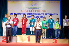 Gia Lai “bội thu” 101 huy chương tại Giải cờ tướng các nhóm tuổi miền Trung và Tây Nguyên mở rộng năm 2026. 