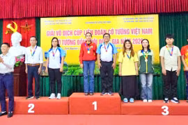 Gia Lai giành 11 huy chương Giải vô địch Cúp Liên đoàn cờ tướng Việt Nam và Cờ tướng đồng đội quốc gia năm 2026. 