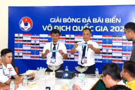 Bốc thăm, xếp lịch thi đấu Giải bóng đá bãi biển vô địch quốc gia 2026. 