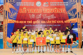 Gia Lai đứng nhì toàn đoàn tại Giải vô địch trẻ võ cổ truyền quốc gia năm 2026 