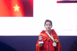 Cô gái Gia Lai Nguyễn Thị Loan giành huy chương bạc tại SEA Games 33 