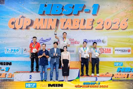 Cơ thủ Gia Lai Nguyễn Nhất Hòa giành ngôi á quân Giải billiards HBSF Tour 1 năm 2026