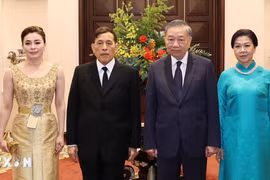 Tổng Bí thư, Chủ tịch nước Tô Lâm chủ trì chiêu đãi Nhà vua Vương quốc Thái Lan và Hoàng hậu