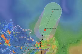 Bão số 1 (bão Maysak) suy yếu thành áp thấp nhiệt đới