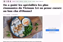 Báo Pháp gợi ý những món ăn 'tinh tế và tốt cho sức khỏe' ở Việt Nam