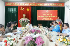 Quang cảnh Hội nghị Ban Chấp hành lần thứ 8 (mở rộng), khóa VII, nhiệm kỳ 2022 – 2027