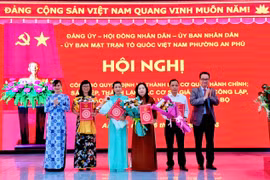 Phường An Phú kiện toàn tổ chức, cán bộ các phòng chuyên môn và trường học