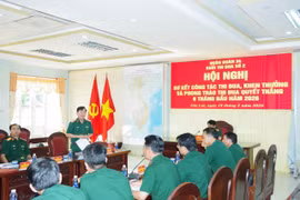 Khối thi đua số 2 (Quân đoàn 34) sơ kết công tác Thi đua, khen thưởng và phong trào thi đua Quyết thắng. 