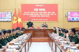 Quân khu 5 tìm kiếm, quy tập được 109 hài cốt liệt sĩ.