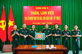 Chính ủy Quân khu 5 làm việc, kiểm tra các cơ quan, đơn vị quân đội ở Gia Lai.