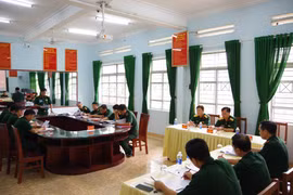 Trường Quân sự Quân đoàn 34 tổ chức hội thi bí thư chi bộ năm 2026.