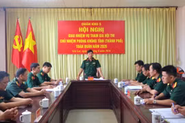 Quân khu 5 giao nhiệm vụ cho cán bộ tham gia Hội thi Chủ nhiệm Phòng không tỉnh (thành phố) toàn quân năm 2026.