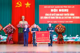 Công nhận ngày 19/7/1945 là Ngày truyền thống lực lượng vũ trang tỉnh Gia Lai.