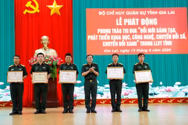 Bộ CHQS tỉnh phát động phong trào thi đua về đổi mới sáng tạo và chuyển đổi số.
