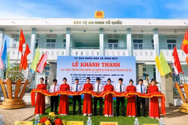 Xã Bình Hiệp khánh thành 5 công trình dân sinh chào mừng kỷ niệm 1 năm thành lập xã