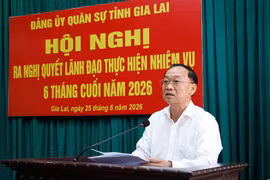 Đảng ủy Quân sự tỉnh Gia Lai ra Nghị quyết lãnh đạo thực hiện nhiệm vụ 6 tháng cuối năm 2026