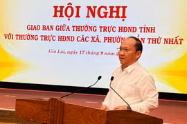 Giao ban giữa Thường trực HĐND tỉnh và Thường trực HĐND các xã, phường lần thứ nhất, nhiệm kỳ 2026-2031