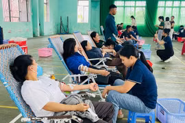 Các cơ sở y tế Gia Lai tiếp nhận 390 đơn vị máu