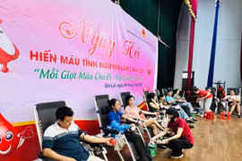 Trên 500 người dân khu vực Pleiku hiến máu tình nguyện