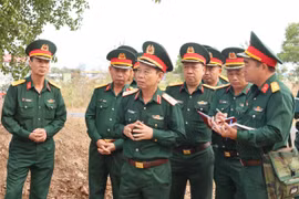 Quân đoàn 34 kiểm tra công tác chuẩn bị hội thi doanh trại chính quy tại Trung đoàn 66
