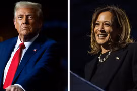 Ông Trump và bà Harris kết thúc tranh cử bằng những 'nốt nhạc' trái ngược ở Pennsylvania