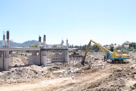 Khẩn trương làm rõ nguyên nhân đập ngăn mặn An Mỹ bị lún
