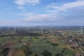 Dự án điện gió Chơ Long chính thức phát điện thương mại công suất 105,5 MW