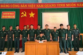 Đồn Biên phòng Ia Mơ phát động đợt thi đua chào mừng 50 năm ngày truyền thống