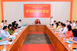 Quang cảnh phiên thảo luận tại tổ đại biểu số 2, Đại hội đại biểu Đảng bộ tỉnh Gia Lai lần thứ I, nhiệm kỳ 2025-2030. Ảnh: Đức Thụy