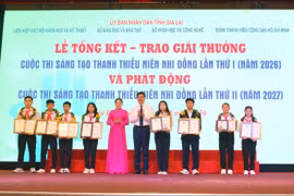 51 đề tài đạt giải tại Cuộc thi Sáng tạo thanh thiếu niên, nhi đồng tỉnh Gia Lai lần thứ I