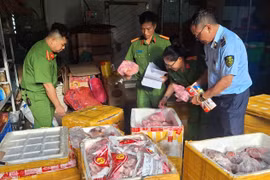 Phát hiện gần 1 tấn thịt heo, đùi gà không rõ nguồn gốc 