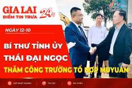Điểm tin trưa: Bí thư Tỉnh ủy Thái Đại Ngọc thăm công trường Tổ hợp Muyuan