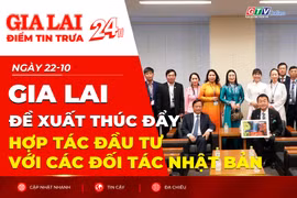 Điểm tin trưa: Gia Lai đề xuất thúc đẩy hợp tác đầu tư với các đối tác Nhật Bản²