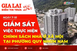 Điểm tin trưa: Giám sát việc thực hiện chính sách nhà ở xã hội tại phường Quy Nhơn Nam