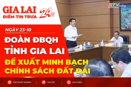 Điểm tin trưa: Đoàn ĐBQH tỉnh Gia Lai đề xuất minh bạch chính sách đất đai