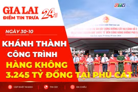 Điểm tin trưa: Khánh thành công trình hàng không 3.245 tỷ đồng tại Phù Cát