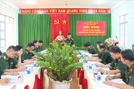 Cụm thi đua số 9 - Bộ Chỉ huy Quân sự tỉnh Gia Lai sơ kết phong trào thi đua quyết thắng