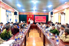 Xã Mang Yang gặp mặt già làng, người có uy tín và các chức sắc, chức việc