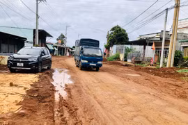 Thiếu vốn, dự án đường Hà Huy Tập thi công ì ạch