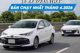 Xe sedan nào bán chạy nhất Việt Nam tháng 4.2026?