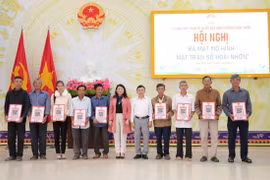 Phường Hoài Nhơn ứng dụng mã QR tiếp nhận kiến nghị của người dân.