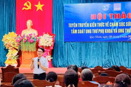 Hơn 200 hội viên phụ nữ tham gia hội thảo chăm sóc sức khỏe sinh sản và tầm soát ung thư