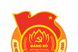 Logo Đại hội Đảng bộ MTTQ, các đoàn thể Trung ương. Ảnh: BTC cung cấp.