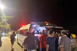 Tìm thấy thi thể 2 nạn nhân gặp nạn khi bắt cá trên sông Lại Giang (phường Bồng Sơn, tỉnh Gia Lai) vào đêm 1-9.