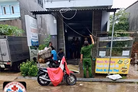 Hiện trường xảy ra vụ tai nạn.