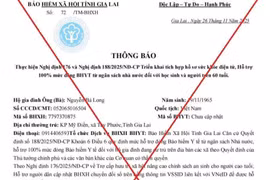 Thông báo giả mạo công văn của cơ quan BHXH.