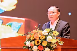 Bí thư Tỉnh ủy Thái Đại Ngọc phát biểu khai mạc Hội nghị. Ảnh: Đức Thụy