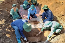 Quy tập thêm 4 hài cốt liệt sĩ tại xã Ia Dom.